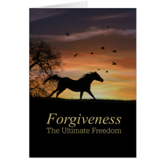 Cartão Perdoe-Te Cartaz, Tudo É Perdoado