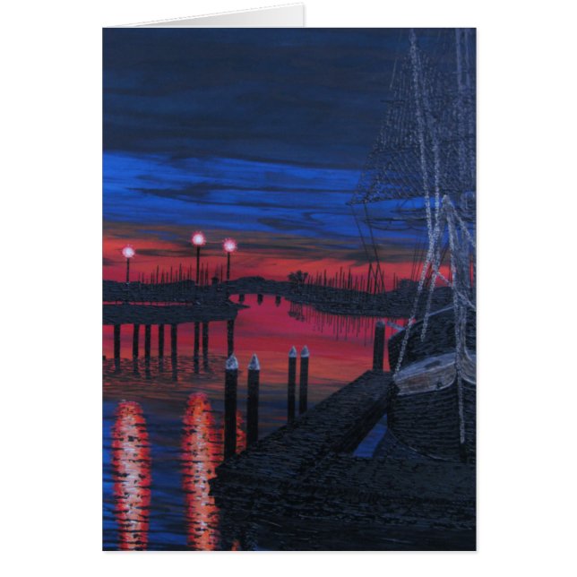 Cartão Peregrino ao amanhecer (Frente)