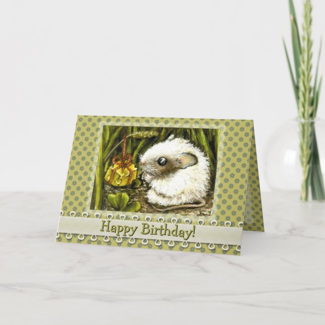 Cartão Perfect birthday present (Frente)