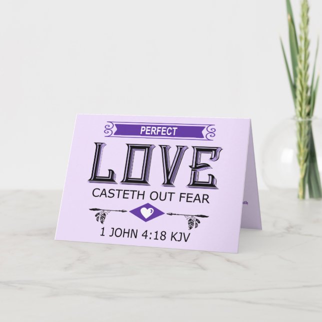 Cartão Perfect Love (Frente)