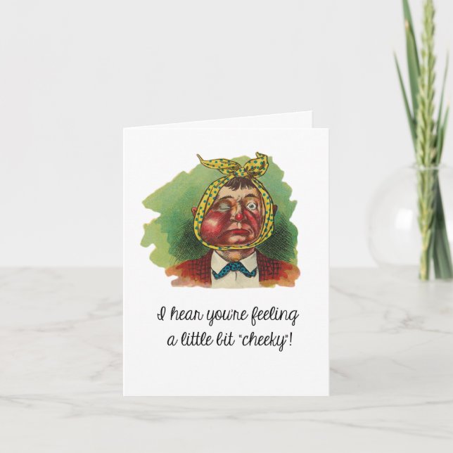 Cartão Perfeito para Cirurgia Dental - Dentes de Sabedori (Frente)