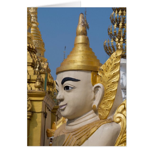 Cartão Perfil da Estátua de Buda (Frente)