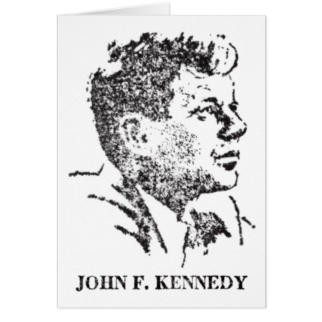 Cartão Perfil de John F. Kennedy em 1963 (Frente)