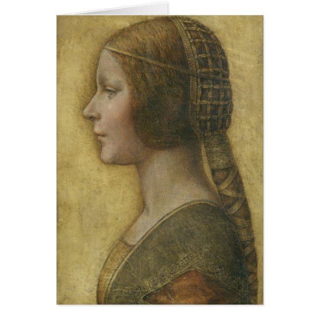 Cartão Perfil de uma noiva nova (Frente)