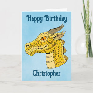 Cartão Perfil do Dourado Dragão