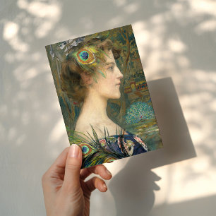 Cartão Perfil Peacock   Edgard Maxence