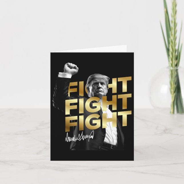 Cartão Perfume de suporte a fragrâncias 2025 Donald Trump (Frente)