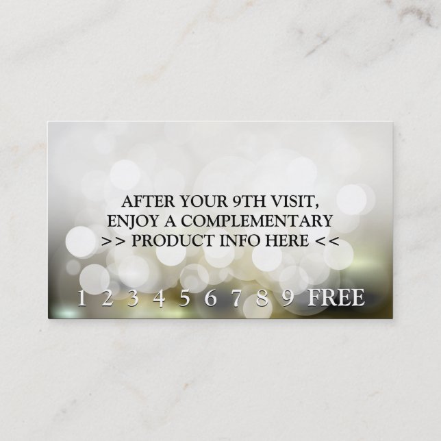 cartão perfurado das luzes intermitentes (Verso)