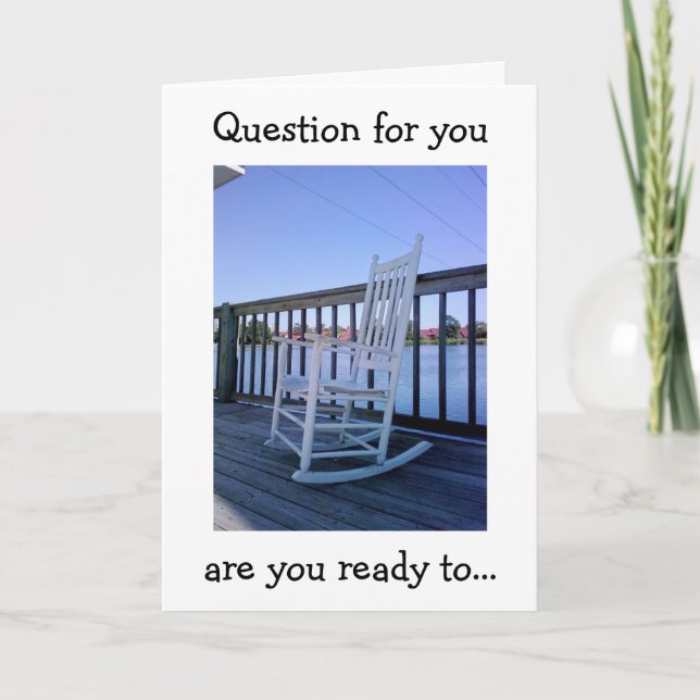 CARTÃO PERGUNTA DE ANIVERSÁRIO? ROCK OU ROCK E ROLL? (Frente)