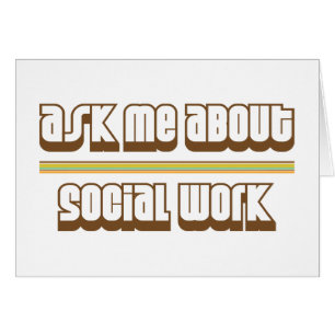 Cartão Pergunte-me sobre o trabalho social