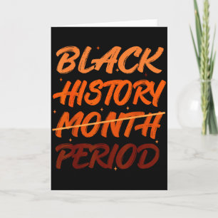 Cartão Período da História Negra Homens História Afro-Ame