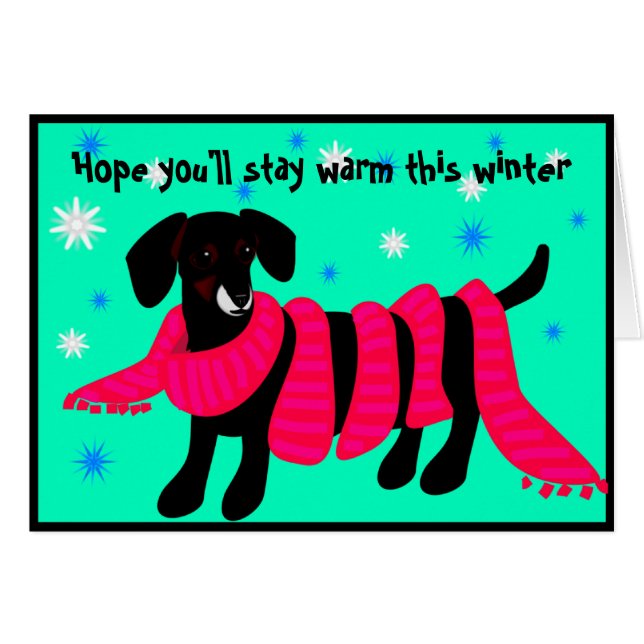 Cartão Permaneça morno, espere que você permanecerá morno (Frente horizontal)