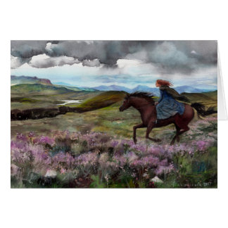 Cartão Perseguindo o vento