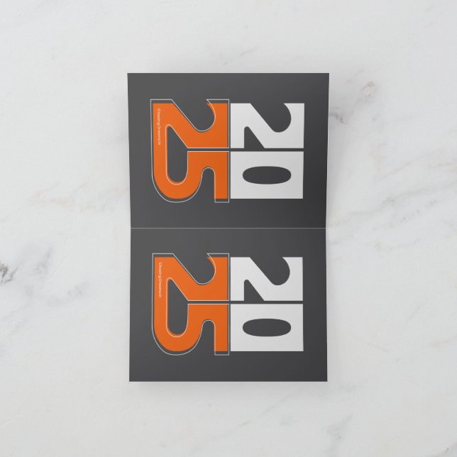 Cartão Perseguir sonhos em 2025 (Interior)