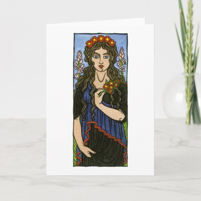 Cartão Persephone Greeting Card (Frente)
