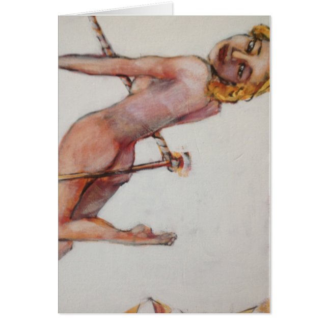 Cartão "Persephone, no Trapeze (Frente)