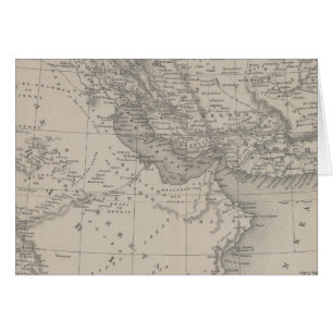 Cartão Pérsia e Arábia