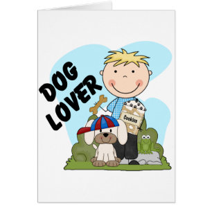 Cartão Persiga camisas e presentes louros do menino T do