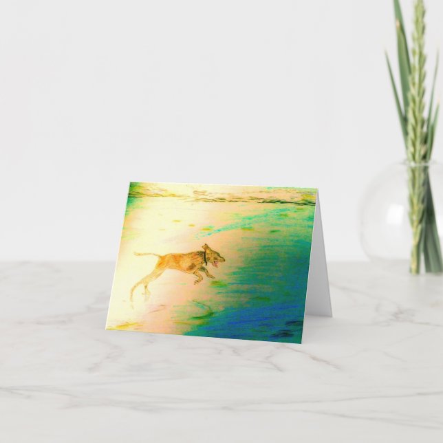 Cartão Persiga seus sonhos! (Frente)