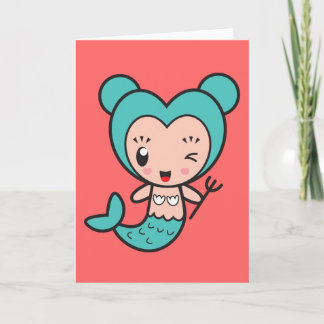 Cartão Personagem do Signo - Peixes