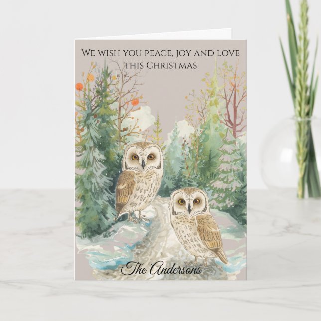 Cartão Personalised Family Photo Christmas Card  (Frente)