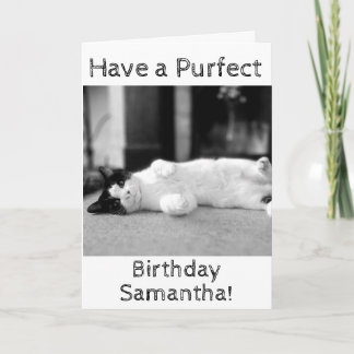 Cartão Personalised Purfect Birthday Card