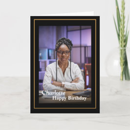 Cartão Personalização da Foto de Aniversário Sweetheart