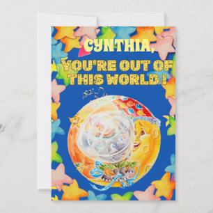 Cartão Personalizado de Cartões de aniversários pa