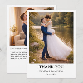 Cartão Personalizado de Casamento | Casal Simples