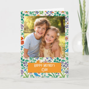 Cartão Personalizado de Dia das Mães com Foto   Fl