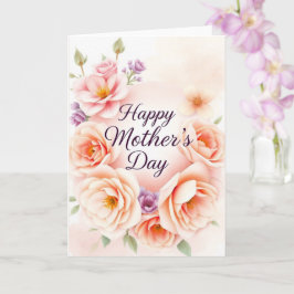 Cartão Personalizado de Dia das Mães - Customizado