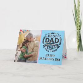 Cartão Personalizado de Dia dos Pais com Foto e Te