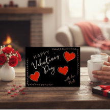 Cartão Personalizado de Feliz Dia dos Namorados co