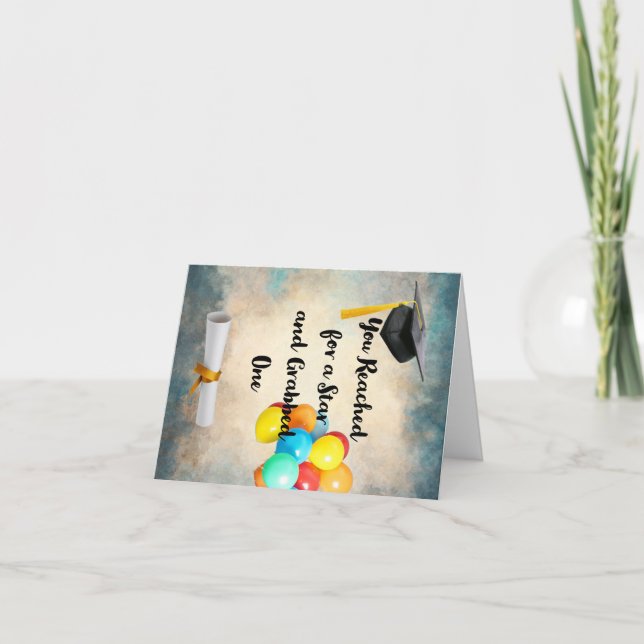 Cartão personalizado de graduação (Frente)