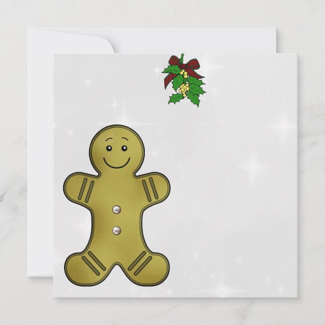 Cartão Personalizado de Mistura de Natal (Frente)