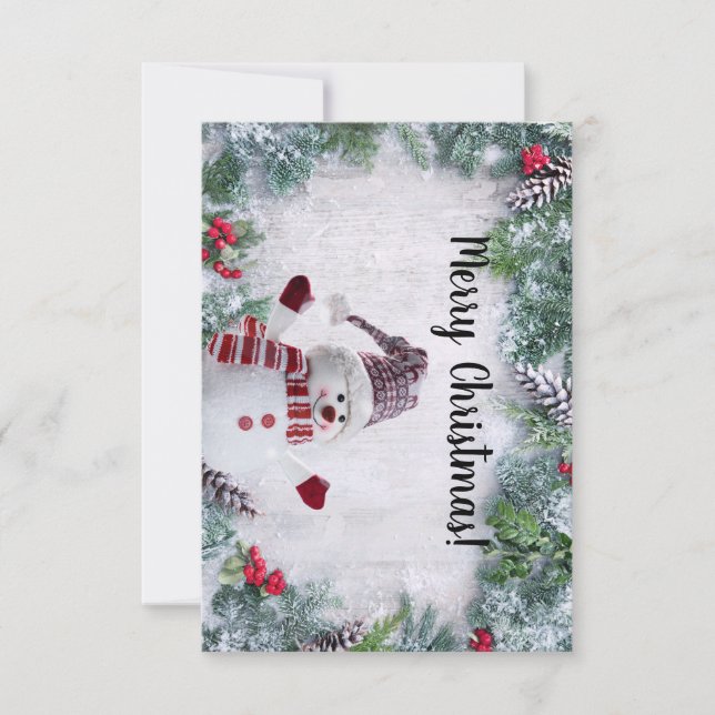 Cartão Personalizado de Natal (Frente)