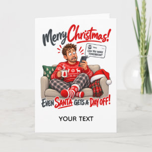 Cartão Personalizado de Natal Divertido
