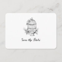 Cartão Personalizado de Save the Date de Classica