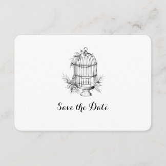 Cartão Personalizado de Save the Date de Classica