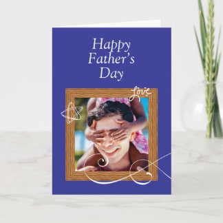 Cartão personalizado do Dia dos Pais com foto – Pe