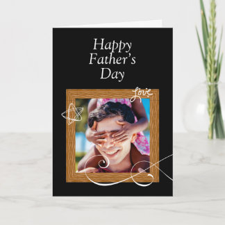 Cartão personalizado do Dia dos Pais com foto – Pe