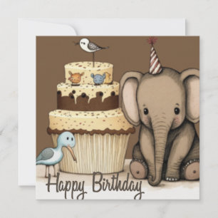 Cartão personalizado Feliz Aniversário