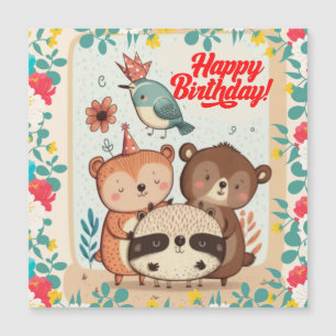 Cartão personalizado Feliz Aniversário