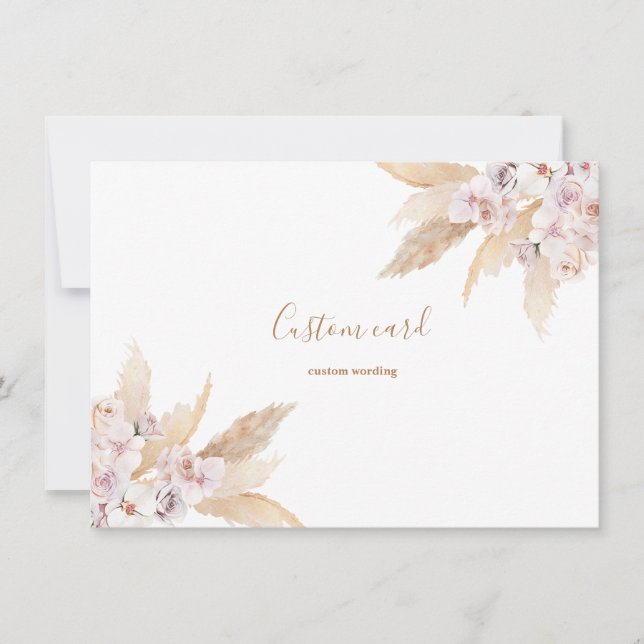 Cartão personalizado Pampas (Frente)