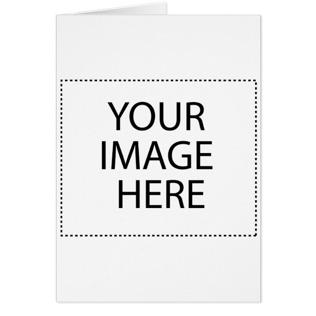 Cartão Personalizado Personalizado Sua Própria Fotografia (Frente)