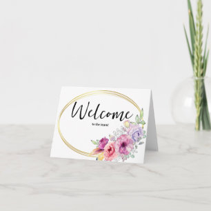 Cartão Personalizado simples Elegante Bem-vindo à equipe