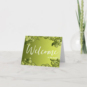 Cartão Personalizado simples Elegante Bem-vindo à equipe