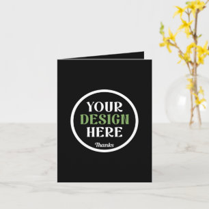 Cartão personalizado, único, elegante e minimalista hersh