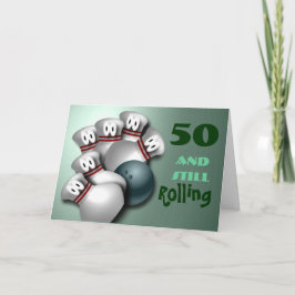 Cartão Personalizar Aniversário da boliche Idade