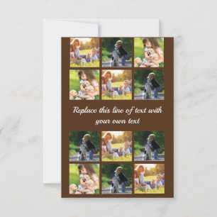 Cartão Personalizar colagem de fotos e texto Case-Mate iP